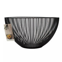 Wire basket black ø 25cm