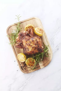 Acacia wood cutting board with groove 35x25cm FSC®