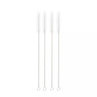 Set van 4 reinigingsborsteltjes voor cocktailrietjes