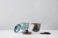 Tasse à thé avec filtre aubergine 300ml