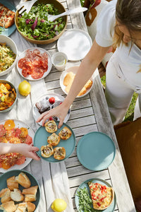 Plate in rPET Icerberg Green ø 20cm