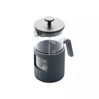French press uit gietijzer en borosilicaatglas 750ml Misty Grey