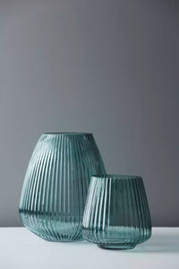 Vase green ø 17.7cm H 18cm