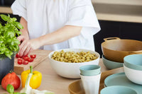 Serving bowl in rPET Summer Sand ø 24cm H 10cm