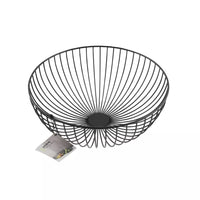 Wire basket black ø 30cm
