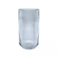 Vaas blauw Ø 14.3cm H 28cm