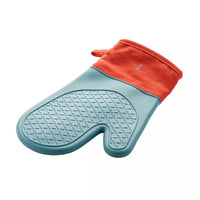 Gants de four en silicone platine Misty Grey/Rust 