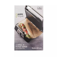 Set of 2 reusable grill and toast bags