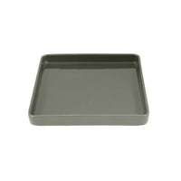 Assiette carrée à partager Iceberg Vert 19x19x2cm