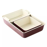 Set de 4 pièces pour four en acier carbone antiadhésif
