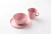 12-delige ontbijtset uit rPET Dusty Pink