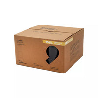 Set van 4 glazen uit upcycled glas olijfgroen 250ml