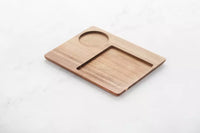 Sharing rechthoekige hamburgerplank uit acacia 33x22x2cm FSC®