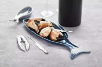 Set fruits de mer 5 pcs - fourchettes et pince à homard