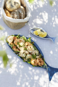 Fish bowl blue 40x14cm