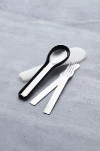 3-piece cutlery set with case