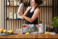 5-delige cocktailset met Boston shaker