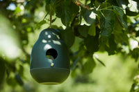 Nichoir en fibre de bambou vert chasseur