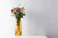 Vaas geel Ø 12.50cm H 30cm