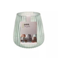 Vase green ø 17.7cm H 18cm