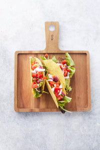 Acacia wood hamburger board 30x25cm FSC®