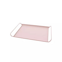 Serving tray blush pink satin 37.5x25.5x3.7cm