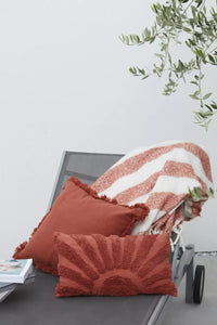 Sierkussen uit 100% gerecycleerd katoen Zon