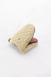 Manique en silicone platine Vintage Maroon/Warm Beige