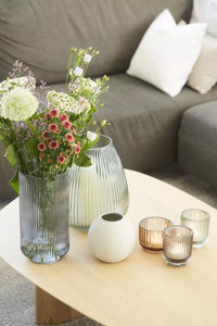 Vaas blauw Ø 12.5cm H 22.7cm