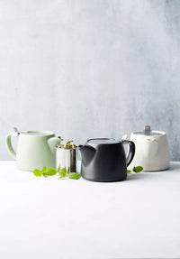 Theepot met thee infuser mat saliegroen 500ml
