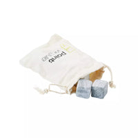 Set de 9 glaçons en pierre avec pochette