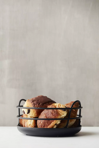Wire bread basket matt black ø 20.3cm