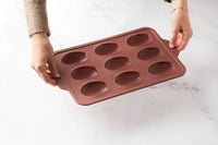 Mold for 9 madeleines Vintage Maroon