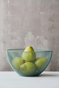 Wire basket sage green ø 25cm