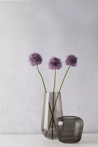 Vaas grijs Ø 20cm H 18cm