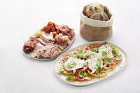 Plat de présentation blanc cassé 30x21cm