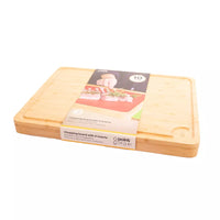 Planche à découper en bambou avec 4 inserts 40x30x4cm FSC®