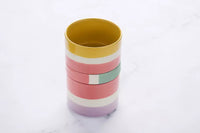 Sharing Summer set van 3 schaaltjes uit steengoed 10x10x17cm