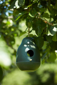 Nichoir en fibre de bambou vert chasseur