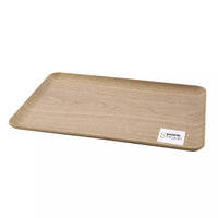 Rechthoekig dienblad houtkleur 39x27cm