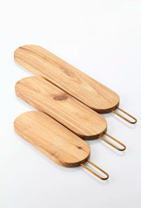 Acacia wood serving board 50cm