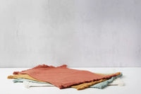 Placemat uit 100% gerecycleerd katoen okergeel