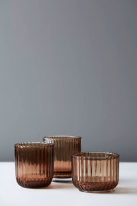 Bougeoir pour bougie chauffe-plat moka ø 9cm H 9.3cm