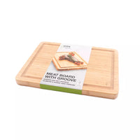 Bamboo meatboard with groove 40x30x3cm FSC®