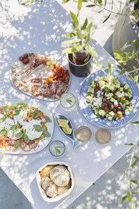 Plat de présentation blanc cassé 30x21cm