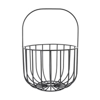 Wire panier à fruits avec anse noir