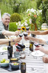 Tealight holder blue ø 10.5cm H 7.7cm