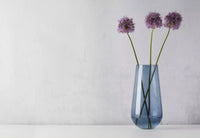 Vaas blauw Ø 17.5cm H 35cm