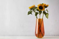 Vaas oranje Ø 17.5cm H 35cm