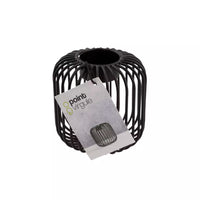 Wire theelichthouder zwart ø 9.5cm